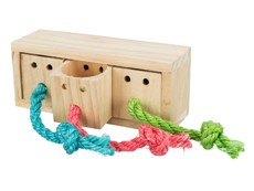 Dřevěná hra: kostka na pamlsky